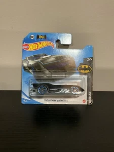 2018 HOT WHEELS SHORT CARD THE BATMAN BATMOBILE BLACK #56 VHTF - Picture 1 of 1