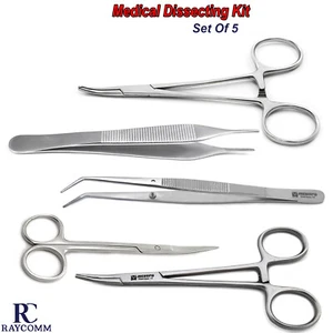 Surgical Dressing Forceps-Artery Halsted Tweezers Medical Dissecting Tools Kit - Picture 1 of 6