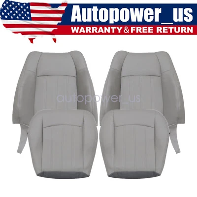 Fits 2005-2010 Chrysler 300C Limited Front Driver & Passenger Seat Cover Gray Foto 1 de 4