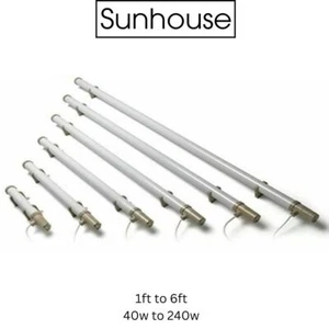 SUNHOUSE TUBULAR HEATERS ELECTRIC LOW ENERGY TUBE HEATER 1FT-6FT THERMOSTATIC - Picture 1 of 13