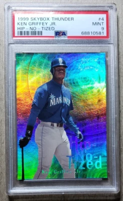 1999 Skybox Thunder Hip-No-Tized Ken Griffey Jr. PSA 9 Seattle Mariners #4 - Image 1 of 2