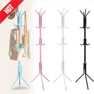 Coat Rack Coats Bags Scarves Household Standing Rack For Office Entryway Bedroom - Picture 1 of 16