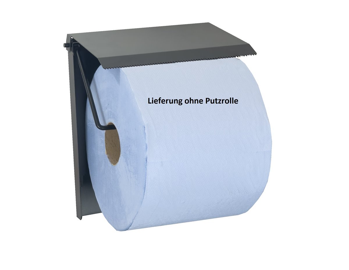 Ludwiglacke Wandhalter Für Putzpapier | Abroller In Weiß, Für Rollen Bis 30 Cm Breite
