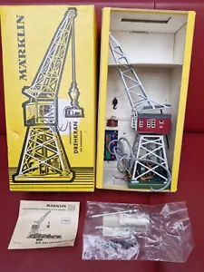 Marklin 7051 DREHKRAN Slewing Crane tin plate UNUSED MIB with spare parts H0 - Bild 1 von 10
