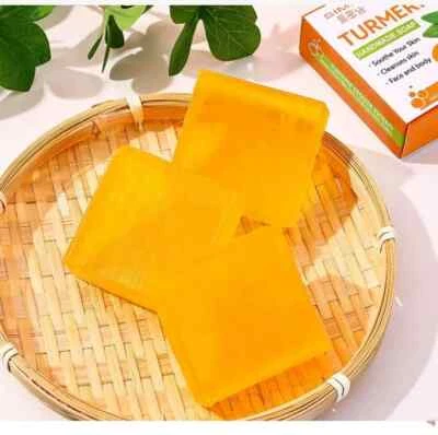 SIMISI Premium Turmeric Soap 1, 2 or 3 Bars | Fade Dark Spots & Brighten Skin Naturally