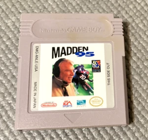 Madden 95 NFL (Nintendo Gameboy, 1995) solo cartuccia; testato e autentico - Foto 1 di 8
