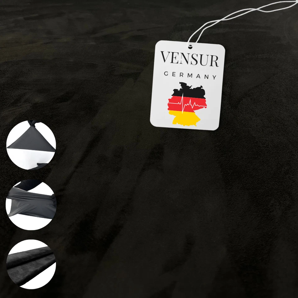 Mikrofaser Folie selbstklebende Auto 3D Wildleder Velour Samt Stoff Klebe Folie - Bild 1 von 1