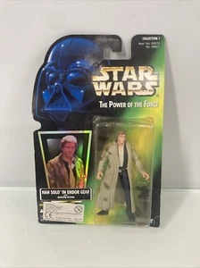 Star Wars 1996 POTF HAN SOLO IN ENDOR GEAR Figur #.00 Neu in OVP - Bild 1 von 3