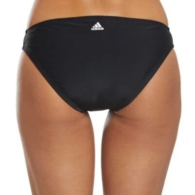 Parte inferior de bikini Adidas Swim Hipster talla L XL negra nueva con etiquetas original $48 Foto 1 de 4