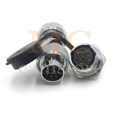 12Pin Aviation Connector, WS20 IP67 Waterproof Circular Plug Socket - Image 1 of 4