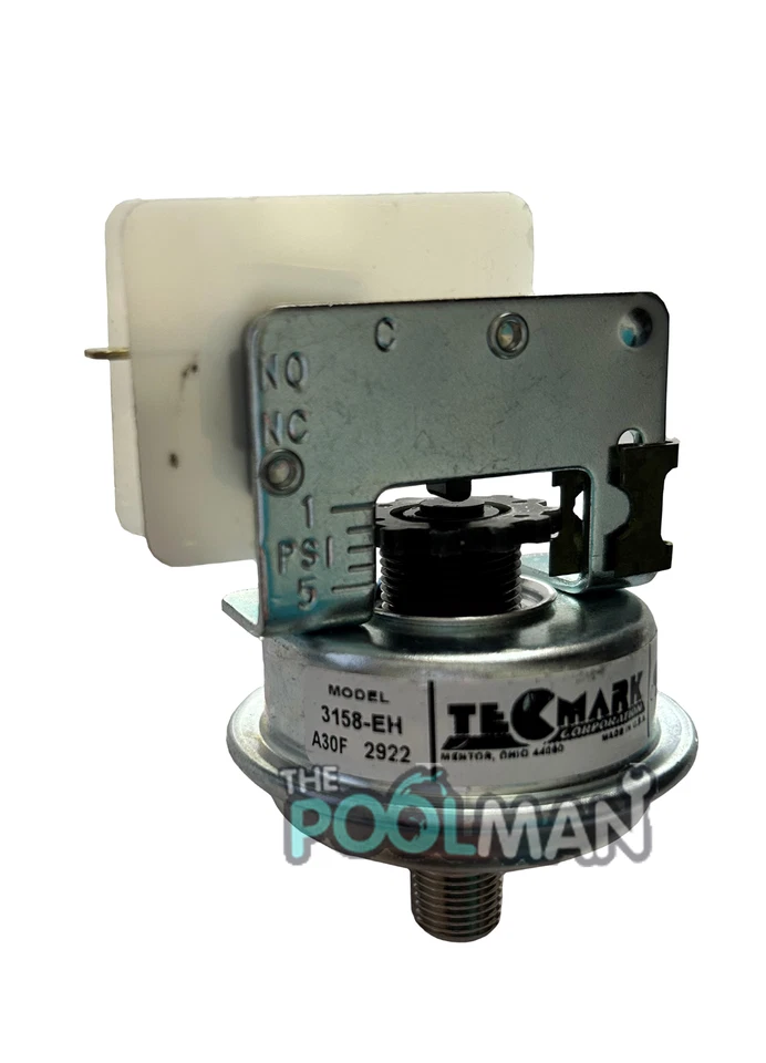 Tecmark Pressure Switch for Spa Heater Tecmark 3158-EH 3158-EN