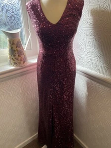 New Look Maxi Dress Size 8,Party,Cruise,occasion, Christmas,Sequins C3 - Picture 1 of 6
