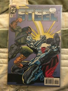 Steel #2 (Mar 1994, DC), Still in sealed bag with original price shown. - Picture 1 of 2