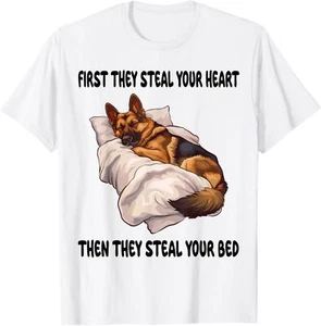 German Shepherd Sleeping Pajamas Nightgown T-Shirt - Picture 1 of 15