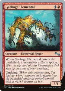 MTG Magic the Gathering Garbage Elemental (82b/288) Unstable LP - Picture 1 of 1
