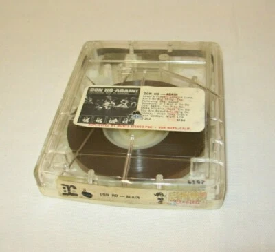 DON HO Again Hawaii Hawaiian 4 Track Tape Clear Cartridge Rare Muntz 6186 - Image 1 of 4
