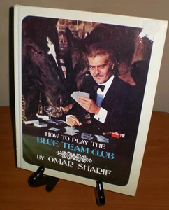 RARE 1970 How to Play the Blue Team Club SIGNED by OMAR SHARIF * First 1st Ed - Picture 1 of 8