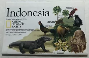 Indonesia National Geographic Society Map - Picture 1 of 2