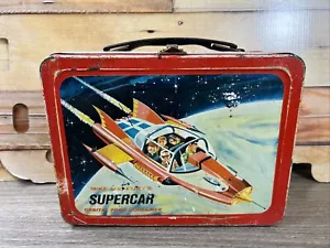 HTF Vintage Mike Mercury Supercar Lunch Box 1962 Gerry Anderson - Foto 1 di 24