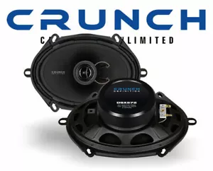 Crunch DSX572 12.7cmx17.8cm 2 Vías De Coche Altavoces 1 Par Rápido Despacho Alta - Imagen 1 de 3