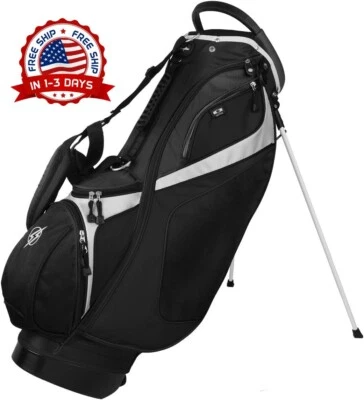 Bolsa De Golf Con Soporte Y 14 Posiciones Superiores, Ergonómica Y Ligera NEW US - Image 1 of 4