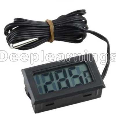 T110 TPM-10 цифровой термометр измеритель температуры с 1 м зонд -50 ° C до 70 ° C - Изображение 1 из 4