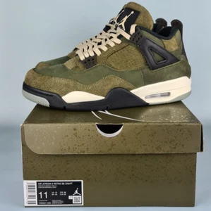 Nike Air Jordan 4 SE Retro - Craft Medium Olive - M 11 US / W 12.5 US FB9927-200 - Picture 1 of 10