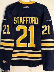 Reebok Women's Premier NHL Jersey Buffalo Sabres Drew Stafford Navy Size M - Picture 1 of 2