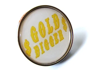 GOLDGRÄBER ANSTECKNADEL ANSTECKER HUMOR WITZ SPASS NEUHEIT GESCHENK - Bild 1 von 7