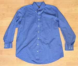 Kirkland Signature Traditional Fit Bügelfreies Hemd Herren Größe 17-32/33 Blau - Bild 1 von 5