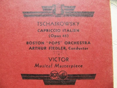 Tchaikovsky Capriccio Italien VICTOR M 632 EMPTY ALBUM Boston Pops Arth Fiedler - Image 1 of 4