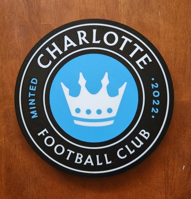 Letrero de pared/bar decoración FC Charlotte - MLS - 9,75" LED Foto 1 de 4