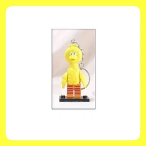 MINIFIGUR SCHLÜSSELANHÄNGER - SESAMSTRASSE - großer Vogel *neu* Anhänger Taschenanhänger schneller Versand - Bild 1 von 4