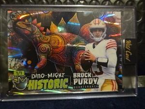 2024 Wild Card Dino-Might PREHISTORIC 🔥 Brock Purdy 1/1 🔥 Schöne Karte 😍  - Bild 1 von 6