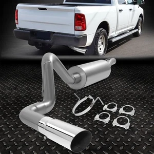 FOR 04-05 RAM 1500 5.7 V8 CREW 3"STAINLESS RACING MUFFLER CATBACK EXHAUST SYSTEM - Picture 1 of 5