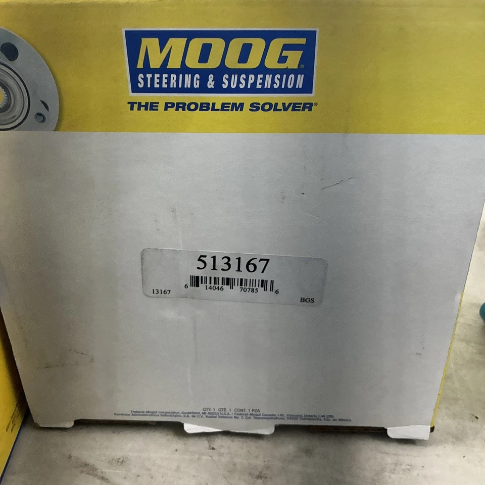 Conjunto de cojinete de cubo de rueda delantera Moog para Ford Thunderbird modelo 513167 2002-05 Foto 1 de 3