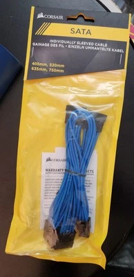Corsair Sata Cable Compatible With Type 4 Corsair Power Supplies #E0682 - Image 1 of 4