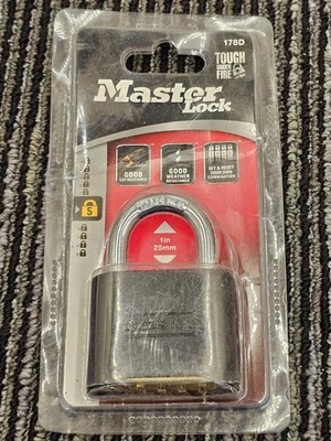 (QTY 2) Master Lock 178D: 2 in. (51mm) Set Your Own Combination Padlock - Image 1 of 4