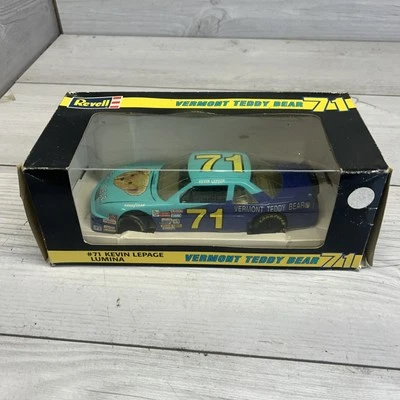 Oso de peluche Revell Kevin Lepage 1995 Lumina #71 Vermont Chevrolet fundido a presión 1/24 Foto 1 de 4
