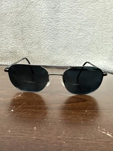 Gafas Van Heusen Clyde gris metalizado borde completo cuadradas 57-19-145 SOLO MARCOS - Imagen 1 de 11
