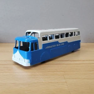 Vintage 1950's Midgetoy Trailways Bus Diecast Blue & White - Picture 1 of 10