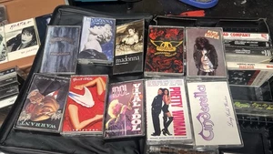 80’s - 90’s Cassette Tape Lot 47 Tapes Madonna Aerosmith Warrant Alice Cooper - Bild 1 von 13