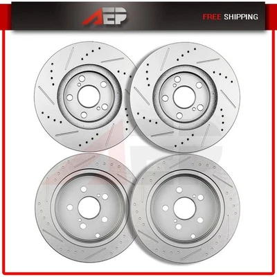 Front 269mm + Rear 275mm Brake Rotors Discs For Toyota for Corolla 2005-2006 - Image 1 of 4