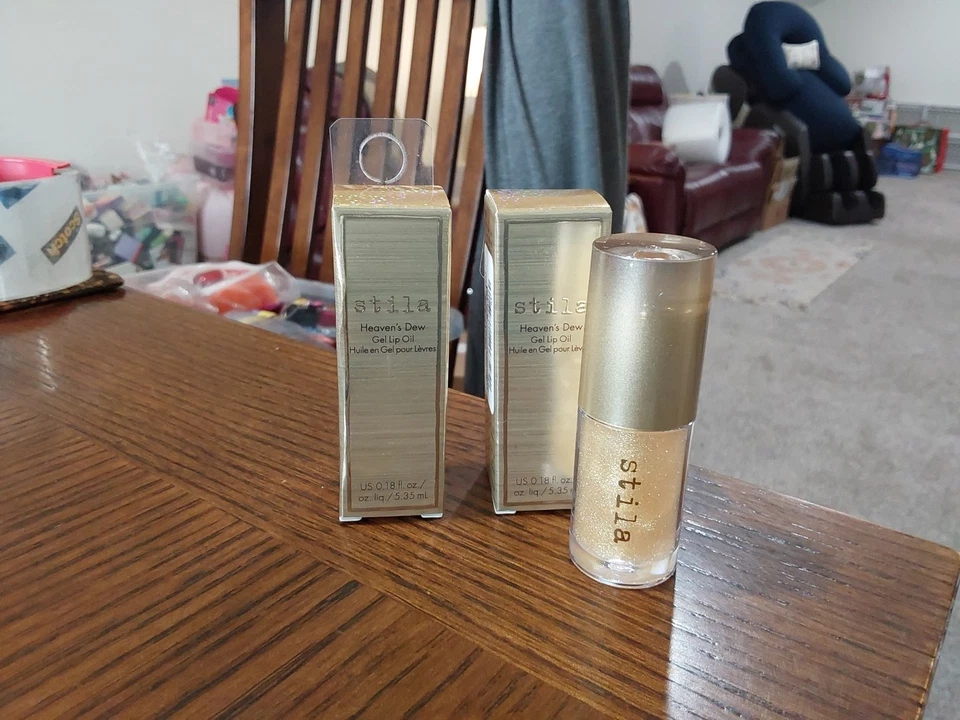 LOT/2 STILA HEAVEN'S DEW GEL LIP OIL GORGEOUS in STARDUST FL SZ NIB FREE SHIP! - Image 1 of 1