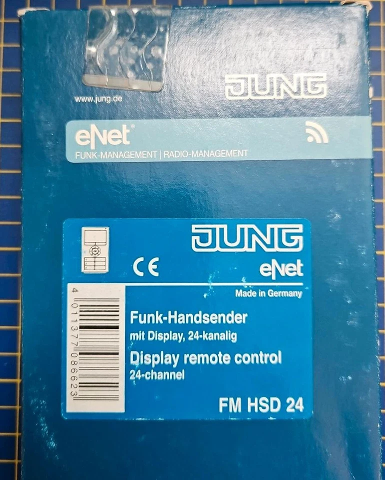 JUNG FM HSD 24 eNet Funk-Handsender mit Display 24fach - Bild 1 von 1