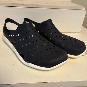 Crocs Swiftwater Wave Sandalen 203963 Navy Blau Slipper Wasserschuhe Herren 8 " - Bild 1 von 13