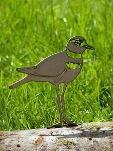 Cut Metal Rusty Killdeer Bird Garden Home Yard Outdoor Lawn Fence Art Decor - Picture 1 of 3