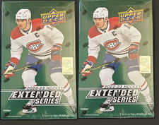 2-2022-23 Upper Deck Extended Series Hockey Sealed Hobby Boxes (A)