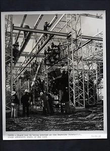 four 1958 photos Moses Saunders Power Dam - electrical substation - New York lot - Picture 1 of 8