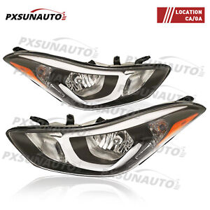 For 2014 2015 2016 Hyundai Elantra Headlight Assembly Replace Factory Left Right